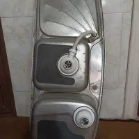 فروش سینگ ظرفشویی دوقلو رو کار تمیز وسالم