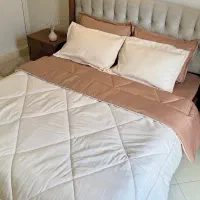 ست رو تختی دورو ۶ تکه سایز ۲*۲۲۰