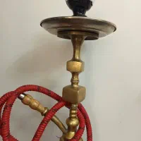 قلیان تنه برنجی خوش روخ آب بندی شده حرفی