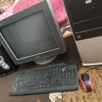 کامپیوتر. کیس مانیتور.کیبورد موس