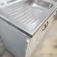 کابینت فلزی ظرفشویی همراه سینک|مصالح و تجهیزات ساختمان|ملایر, |دیوار