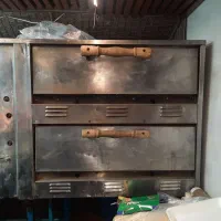 فر دوطبقه صندوقی و سرخ کن در حد نو