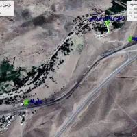 زمین ویلایی  جوزم بین طرفه و گدنه|فروش زمین و ملک کلنگی|دهج, |دیوار