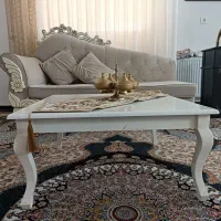 مبل۹نفره ومیزوسط بزرگ و۳تا میز کوچک|مبلمان خانگی و میز عسلی|آمل, |دیوار