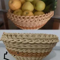 بافت سبد اول سفارش،بعد بافت و تحویل|ظروف نگهدارنده، پلاستیکی، یکبارمصرف|بیرجند, |دیوار