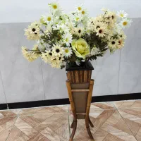 گلدان و گل خارجی قابل شستشو