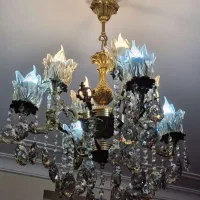 لوستر 8شعله برنزی
