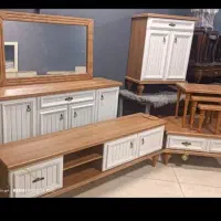 میزتلوزیون اینه کنسول جاکفشی مدل پایه گرد