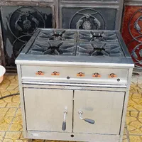 اجاق گاز فر دار چهار شعله تمام استیل درحد آکبند|کافی‌شاپ و رستوران|نسیم‌شهر, |دیوار