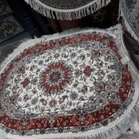 فرش بیضی ۷۰۰شانه اولیا سایز  ۱×۱/۵ متر