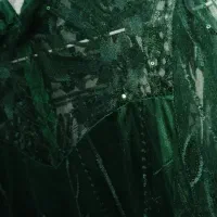 لباس مجلسی سبز یاقوتی|لباس|اهواز, بهارستان|دیوار