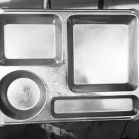 سلف غذا سربازی استیل غذاخوری ۴ و ۳ خانه