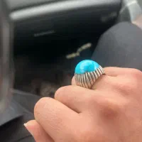 انگشتر دست ساز /استاد جباری/ فیروزه