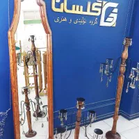 شمعدون شمعدون چوبی شمعدون کنارسالنی|صنایع دستی و سایر لوازم تزئینی|مشهد, نوید|دیوار