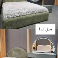 سرویس خواب دو نفره نیلا»*|تخت و سرویس خواب|کرمان, |دیوار