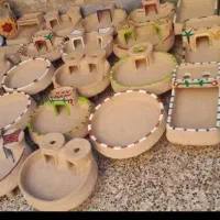 منقل گلی خوش طرح و رنگ|صنایع دستی و سایر لوازم تزئینی|بندر ماهشهر, |دیوار