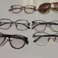 عینک طبی شیشه ها قابل تعویض نو