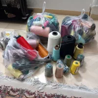 چرخ خیاطی تعداد400عدد نخ ترویلا و دوک کوچیک فروشی
