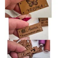 مارک لباس اتیکت یقه حکاکی مارک اتکت لباس بنر لگو