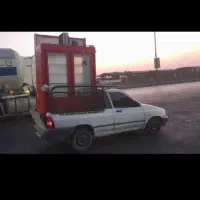 وانت بار حمل اثاثیه منزل همراه کارگر اسباب کشی