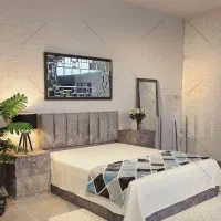 تخت پارچه ای رز کالا|تخت و سرویس خواب|ملارد, |دیوار