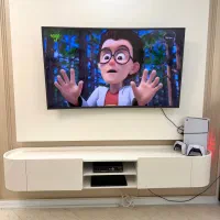 تلویزیون سامسونگ ۵۵ اینچ قیمت ۶۵ تومن با میز باهم