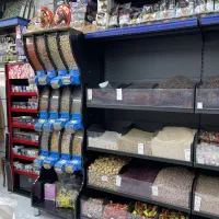 استند حبوبات و تنقلات استند چیپس و پفک و چرخ خرید