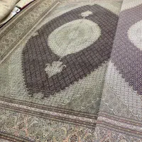 (فرش حق زاده)جفت۹متری۵۰رج طرح ماهی گل ابریشم|فرش|تبریز, |دیوار