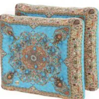 فروش۲جفت پشتی ترمه اصل یزد