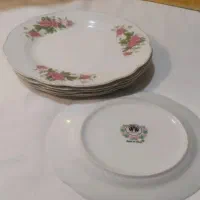 بشقاب گل سرخ|ظروف سرو و پذیرایی|دورود, |دیوار