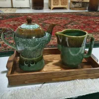 قوری سرامیکی همراه وارمر