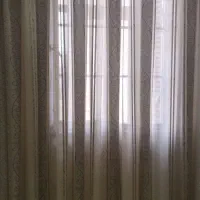 دوعدد پرده پذیرایی