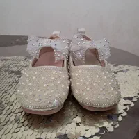 کفش مجلسی نگین دار دخترانه