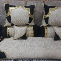 دوتا کناره ۴ تا لوله ای چهارتا کتابی و ۴ تا کوسن|رختخواب، بالش، پتو|زاهدان, |دیوار