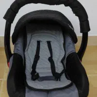 کالسکه و کریر ست مشکی طوسی|اسباب و اثاث بچه|رشت, یخسازی|دیوار