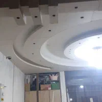 اجرای کناف سقف کاذب دیوار جدا کننده تایل و دکور