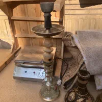 قلیان چوبی و شیشه قلیان