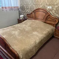 تخت خواب دونفره چوبی