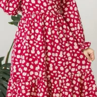 فروش پیراهن گل گلی مزونی شب یلدا