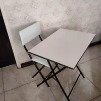 میز و صندلی تاشو مناسب تحریر ناخن و...|میز تحریر و کامپیوتر|تهران, استاد معین|دیوار