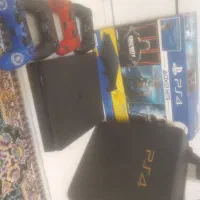 ps4 اسلیم ورژن ۹ کپی خور با ۴ تادسته و کیف و لوازم