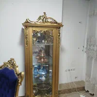 مبلمان استیل 7نفره همراه را میز و عسلی و ویترین|مبلمان خانگی و میز عسلی|مبارکه, |دیوار