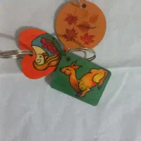 جاکلیدی چوبی برای هدیه