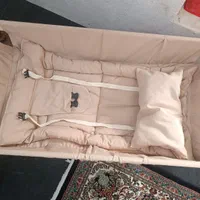 گهواره چوبی در حد نو|تخت و صندلی بچه|تهران, نظام‌آباد|دیوار