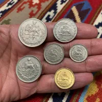 ست ۶ عددی سکه پهلوی دوم|کلکسیون سکه، تمبر، اسکناس|شیراز, پارک آزادی|دیوار
