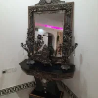 آیینه و شمعدان در حد نو