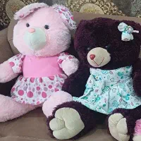 2 عدد خرس و 2عدد خرگوش بزرگ