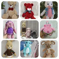 عروسک بافت مخملی