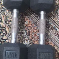 دمبل ۵ کیلویی شش ضلعی