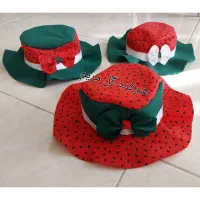 کلاه پاپوش گیفت تل کراوات با نمد هندونه برای یلدا